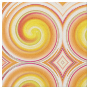 Abstract Spiral Swirl Pattern #98 Fabric