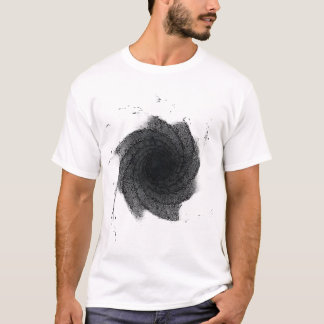 Abstract Spiral Vortex Graphic T-Shirt - Minimalis