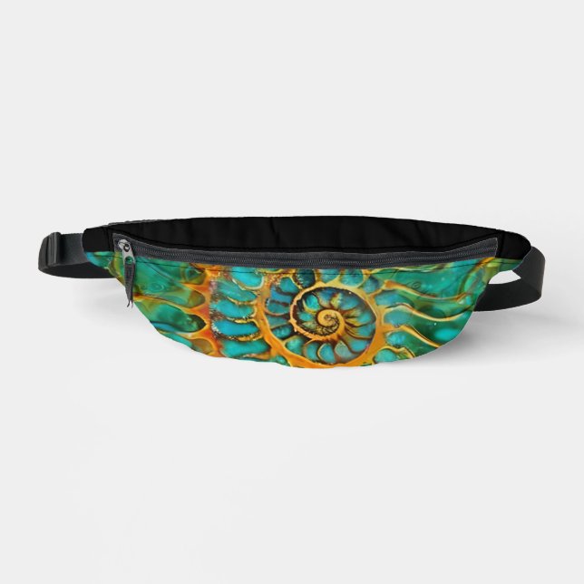 Abstract Spirals of Energy - seamless pattern 5 Bum Bags (Front)