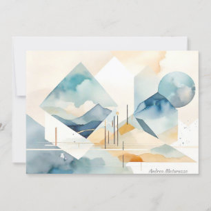 Abstract Spirit Flat Card