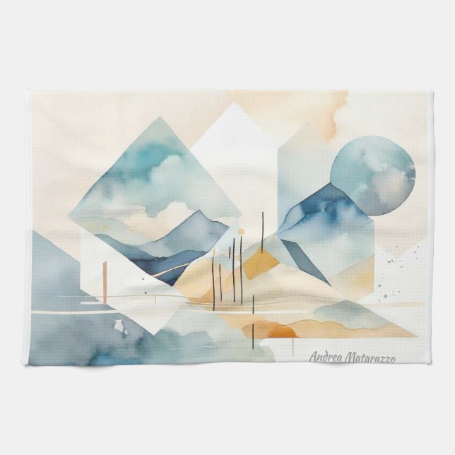 Abstract Spirit Tea Towel (Horizontal)