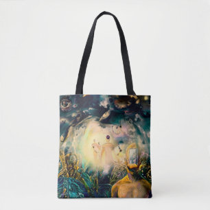 Abstract spiritual dreams tote bag