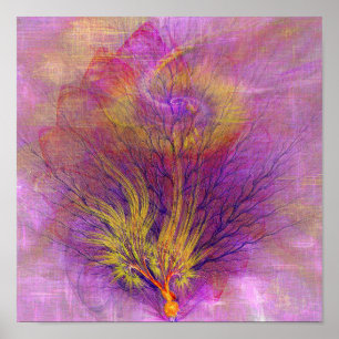 Abstract Spiritual - Square Poster
