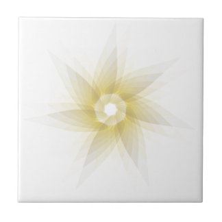 Abstract Spirograph Concentric Circle Pattern Tile