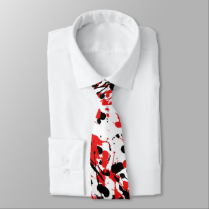 Abstract Splash and Drip Tie