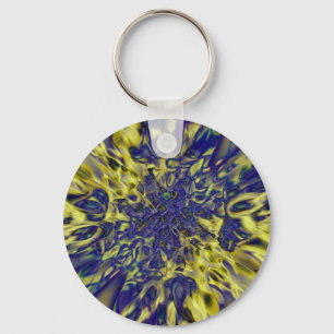 Abstract splash background key ring