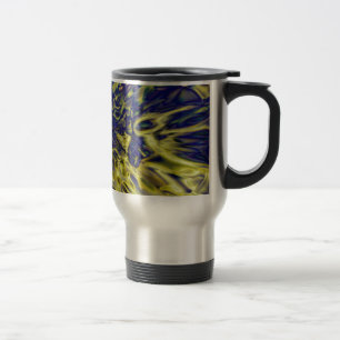 Abstract splash background travel mug