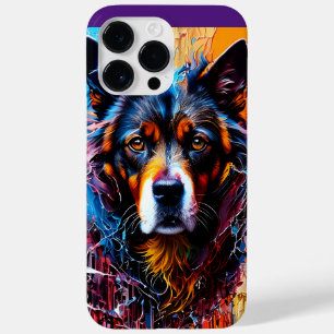 Abstract splash colour dog   Case-Mate iPhone 14 pro max case