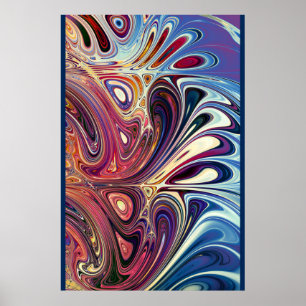 Abstract Splash Design Poster