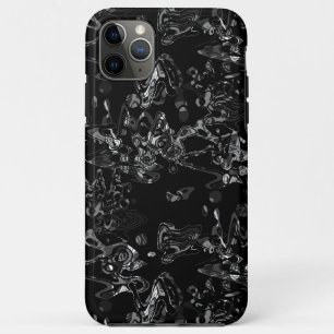 Abstract splatter brush modern stylishly fashionab iPhone 11 pro max case