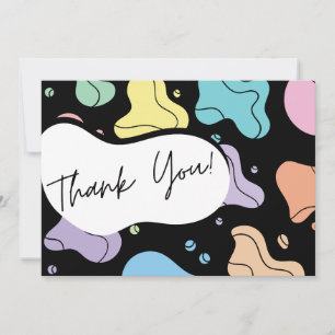 Abstract Splendour Thank You Card