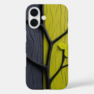 Abstract Split Tree Texture Phone Case