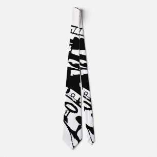 ABSTRACT SPORTS BAR TIE