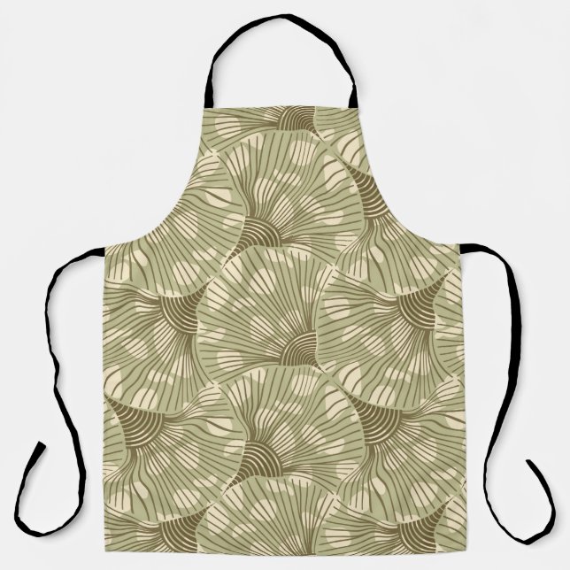 Abstract spotty plants seamless pattern. pattern,l apron (Front)