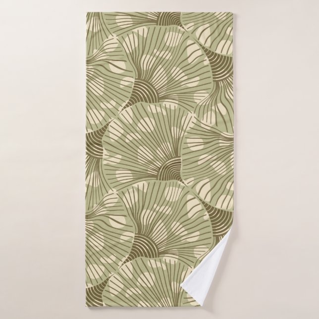 Abstract spotty plants seamless pattern. pattern,l bath towel (Bath Towel)
