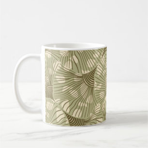 Abstract spotty plants seamless pattern. pattern,l coffee mug