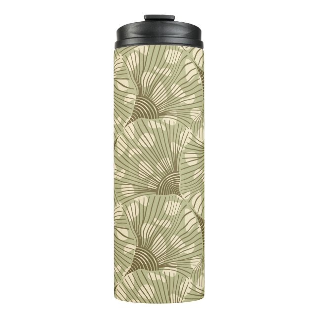 Abstract spotty plants seamless pattern. pattern,l thermal tumbler (Front)