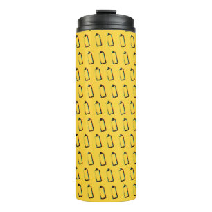 Abstract Spray Paint Can Pattern Thermal Tumbler