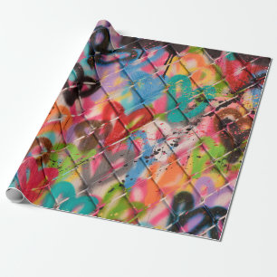 Abstract Spray Paint Texture Backgroundart,street, Wrapping Paper