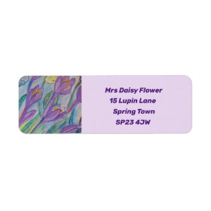 Abstract Spring Crocus