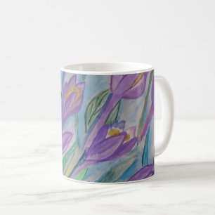 Abstract Spring Crocus Mug