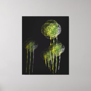 Abstract Spring Flower Trees #3 Canvas Print
