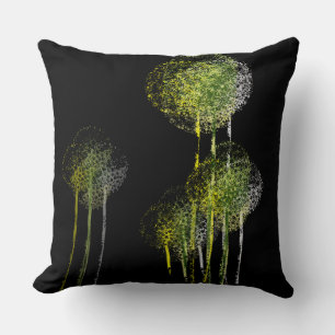 Abstract Spring Flower Trees #3 Cushion