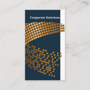 Abstract Square Pattern Corporate Business Card