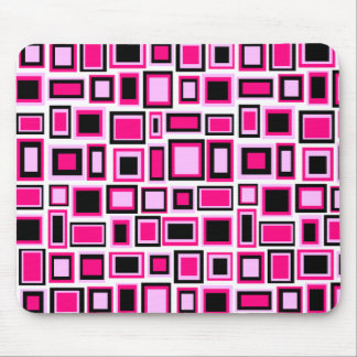 Abstract square pattern mouse mouse mat