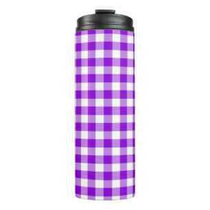ABSTRACT SQUARE PATTERN. THERMAL TUMBLER