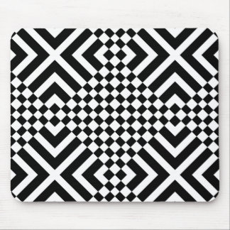 Abstract square pseudo chess table mouse mat