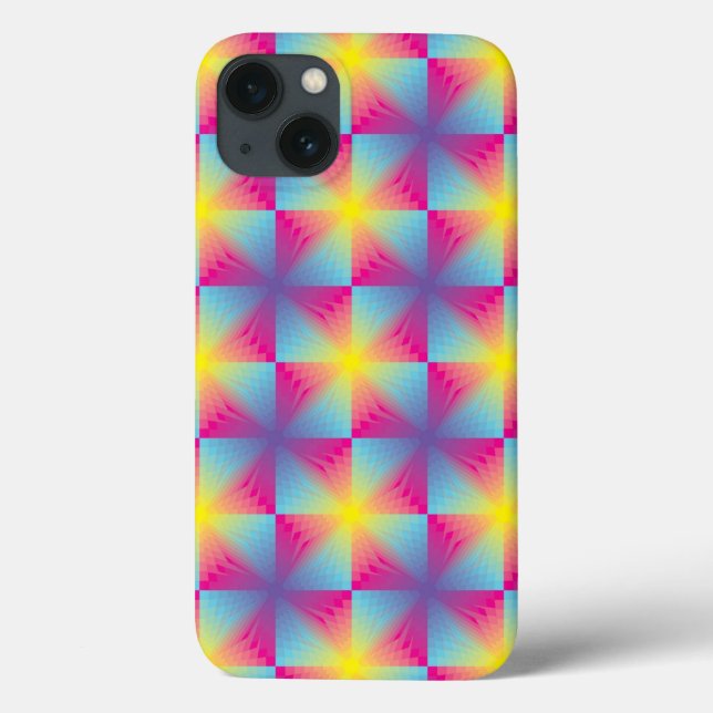 Abstract square vector mosaic Case-Mate iPhone case (Back)