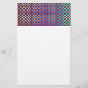 Abstract Squares 2 Stationery