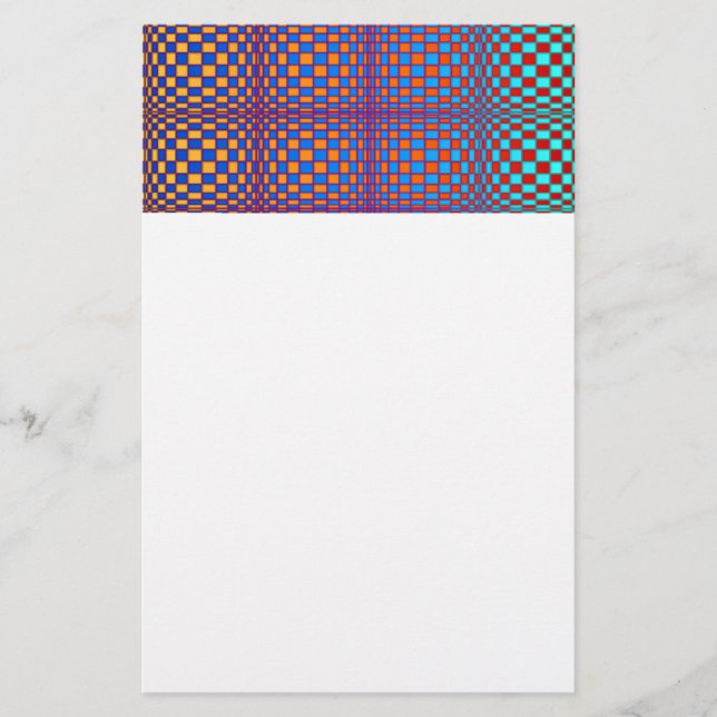 Abstract Squares 2 Stationery (Front)