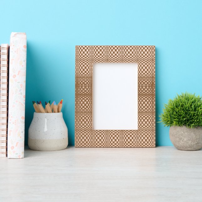 Abstract Squares Etched Frames (Front)