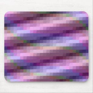 Abstract Squares in Purple, Pink and Blue Mouse Mat