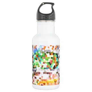 Abstract Stained Glass Sweet Candy Red Orange Yum 532 Ml Water Bottle