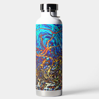 Abstract Stained Glass - Thor Water Bottle