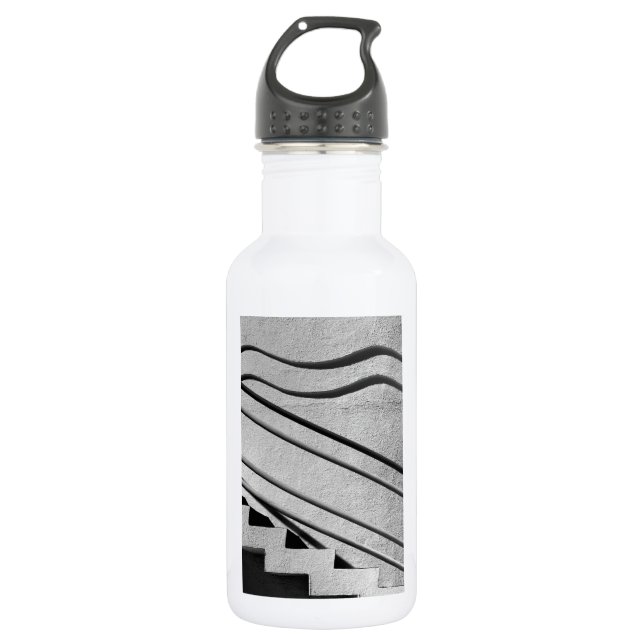 Abstract Stairs 532 Ml Water Bottle (Front)