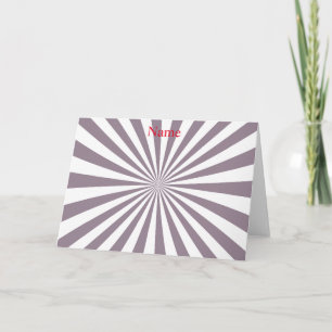Abstract Starburst Thunder_Cove Card
