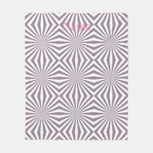 Abstract Starburst Thunder_Cove Fleece Blanket