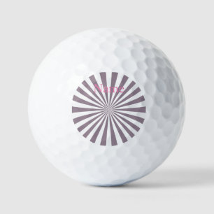 Abstract Starburst Thunder_Cove Golf Balls