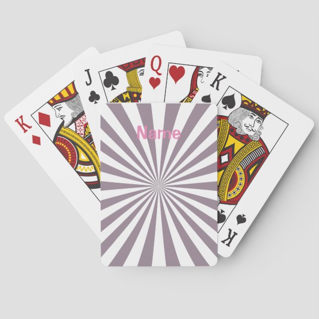 Abstract Starburst Thunder_Cove Playing Cards (Back)