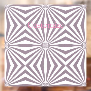 Abstract Starburst Thunder_Cove Window Cling