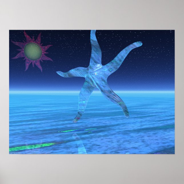 Abstract StarFish Poster (Front)