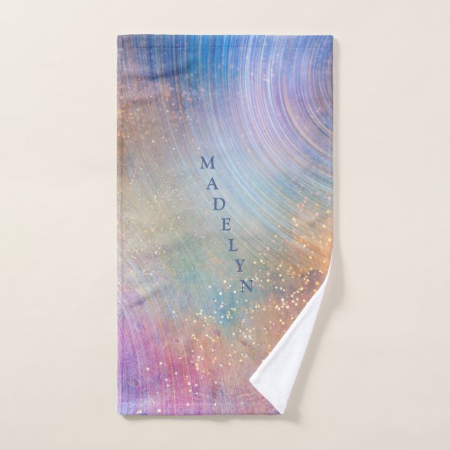 Abstract Starry Heavens Hand Towel (Hand Towel)