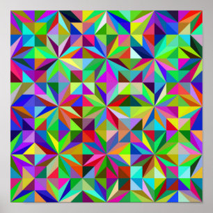 Abstract Stars Poster