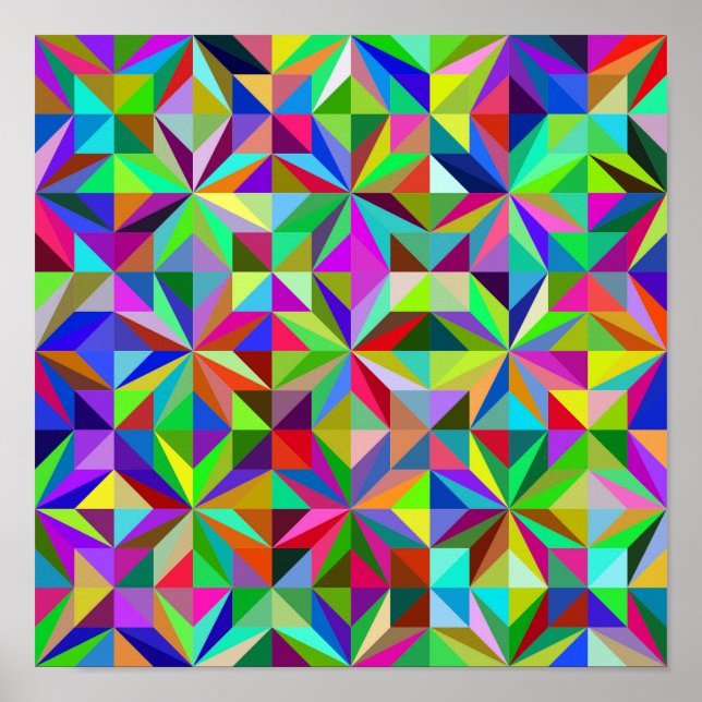 Abstract Stars Poster (Front)