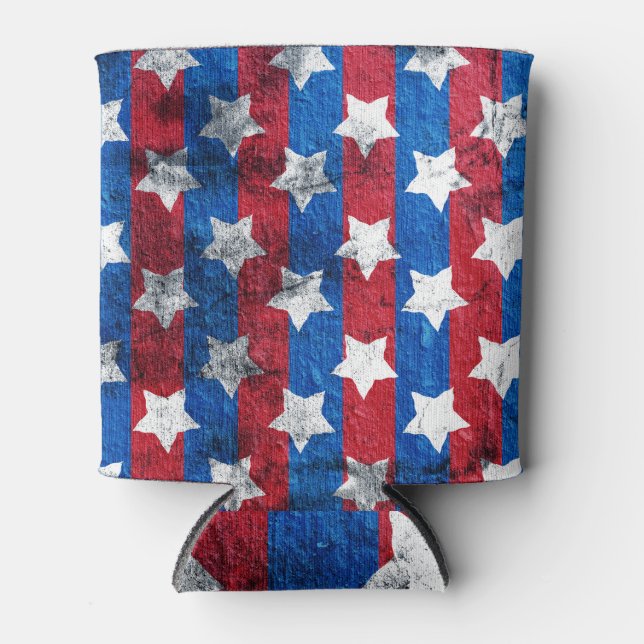 Abstract Stars: Stains Background Pattern Can Cooler (Front)