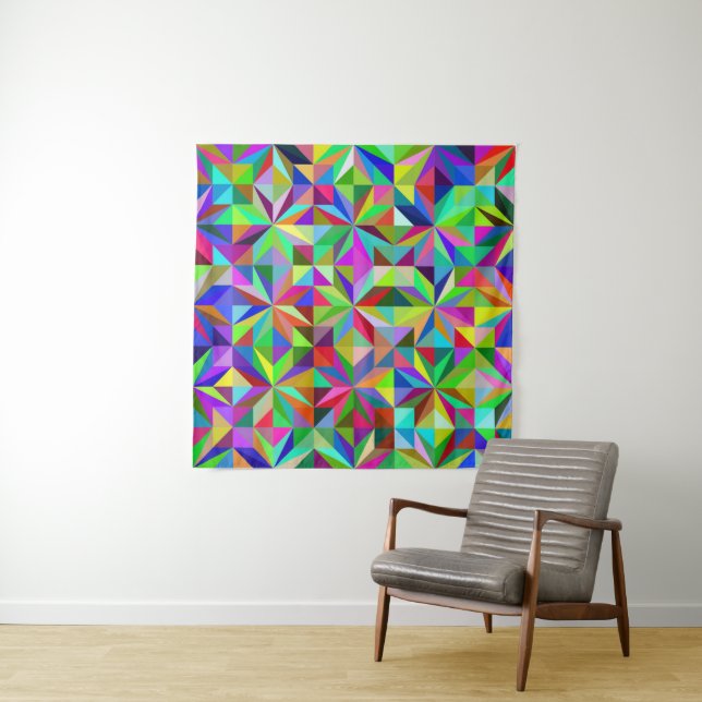 Abstract Stars Tapestry (In Situ)